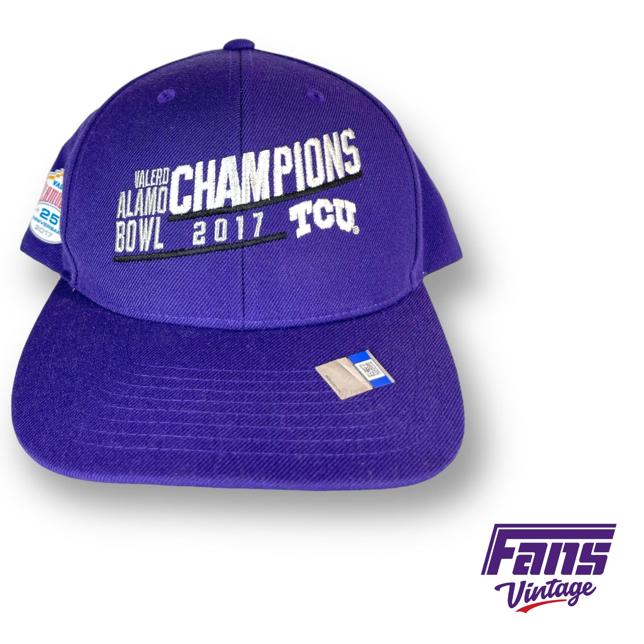 2017 TCU Alamo Bowl Champions hat Fans Vintage