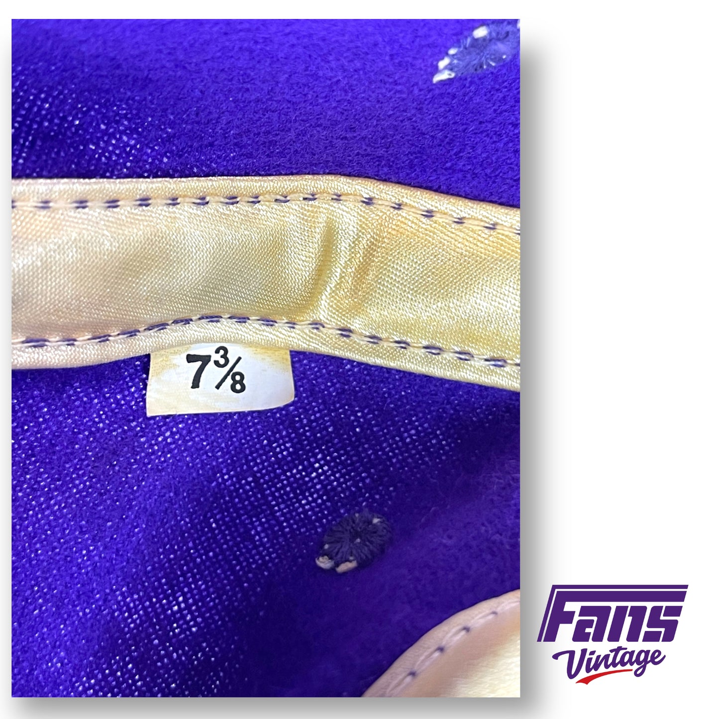 Vintage 1963 TCU throwback fitted hat