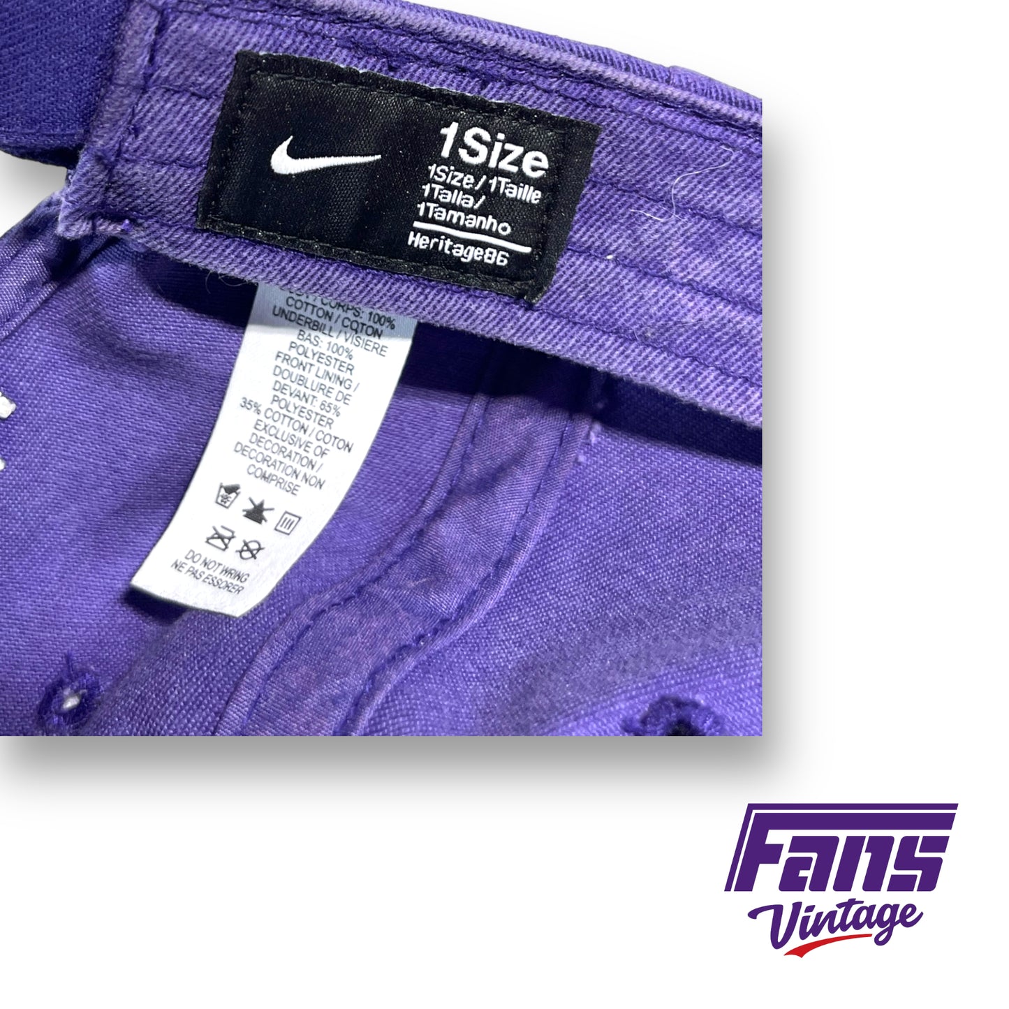 Nike TCU throwback Frog strap back hat