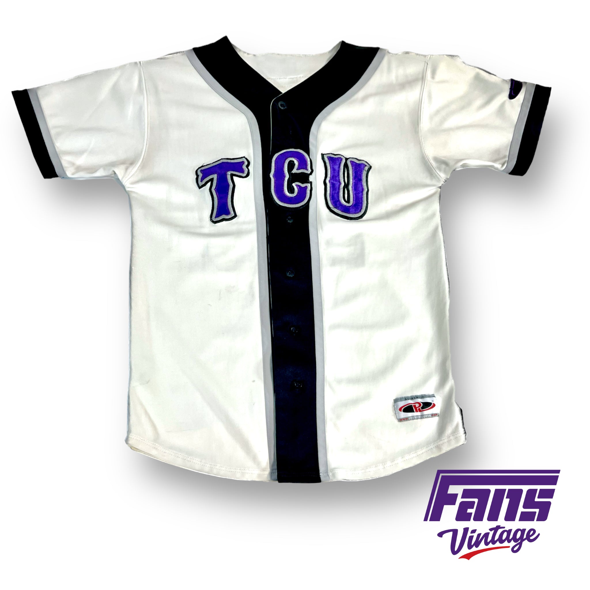 Authentic game worn TCU Baseball batting practice jersey – Fans Vintage