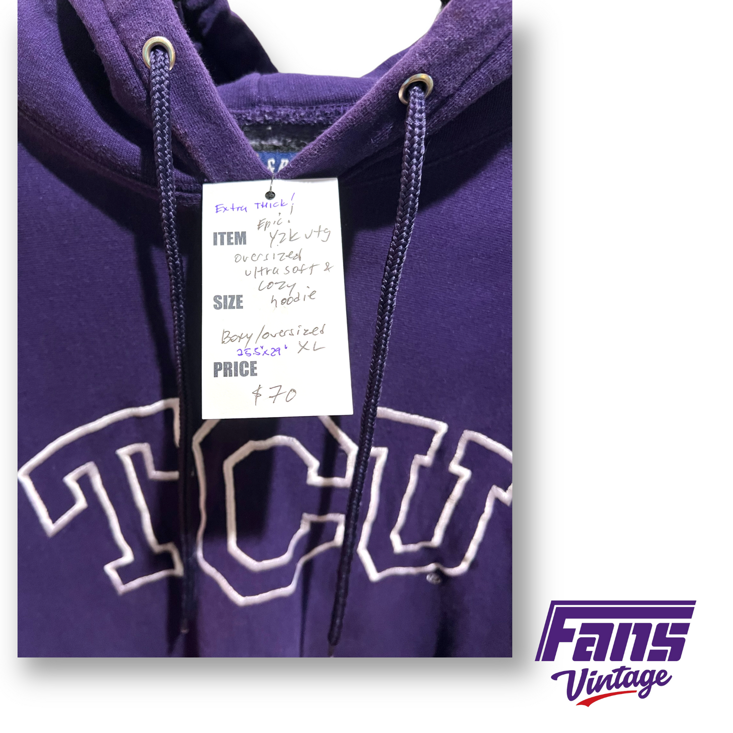 Vintage TCU Hoodie