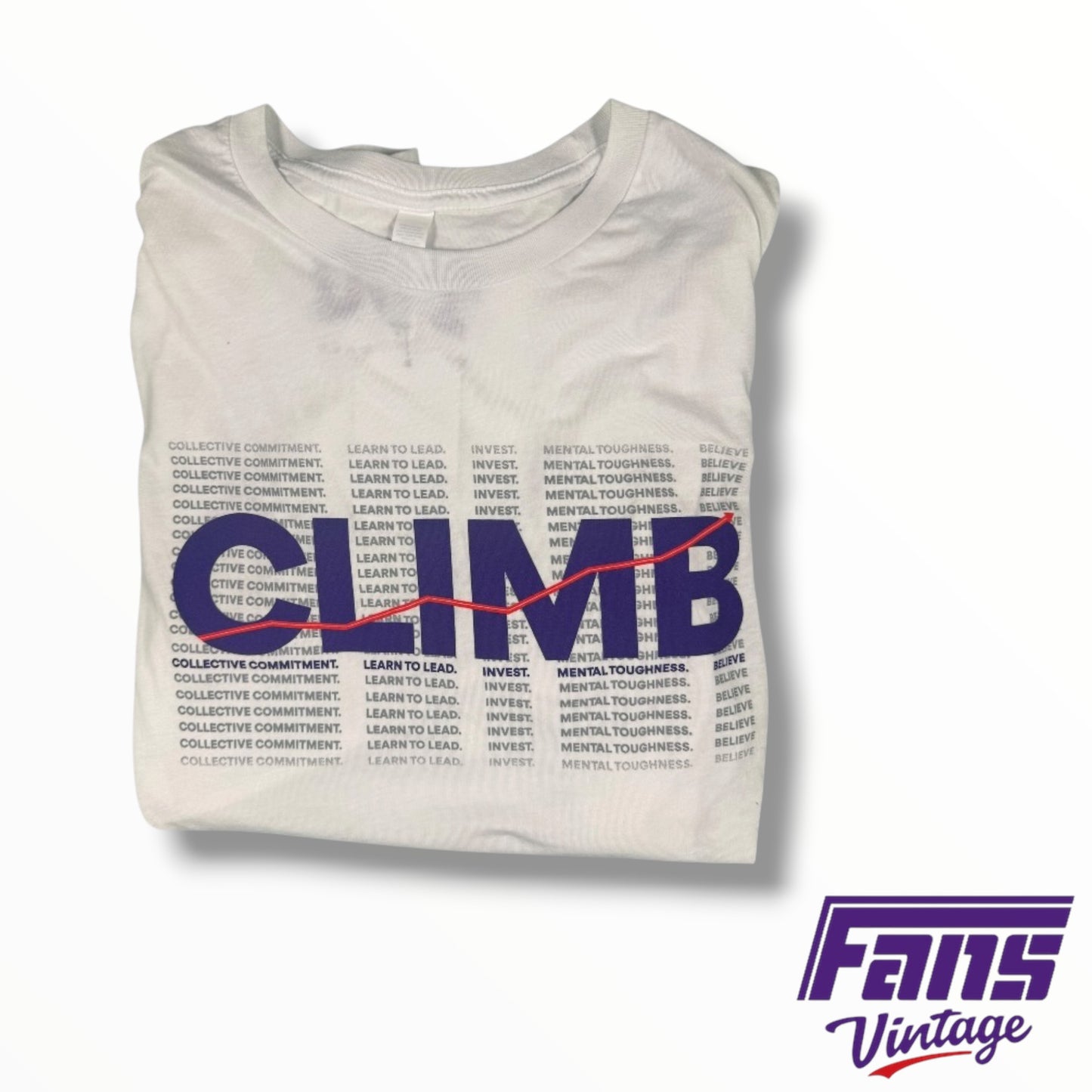 TCU Basketball Team Issued Strength & Conditioning ‘Climb’ shirt - Super soft!