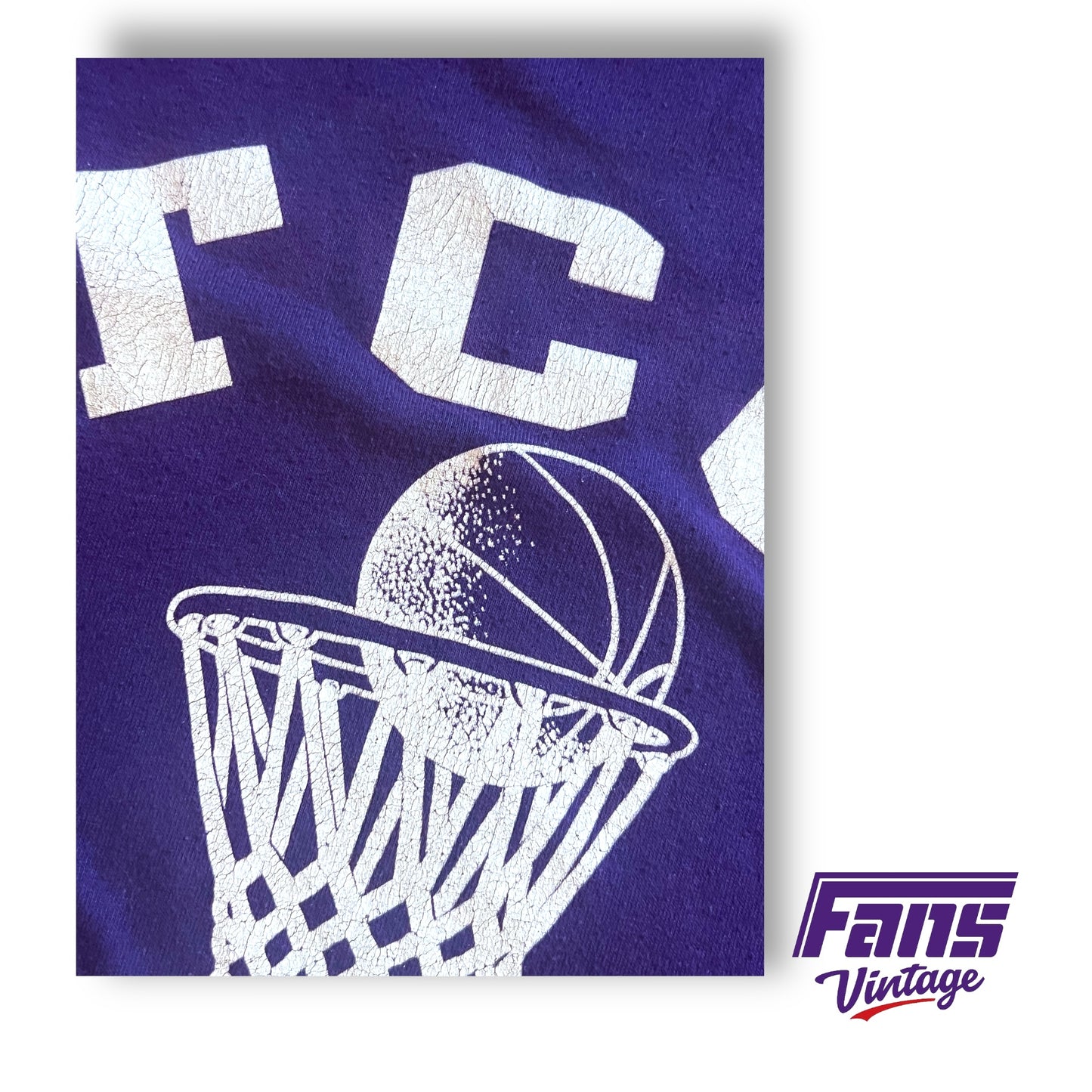 Vintage 90s TCU Basketball Converse Kids T-Shirt