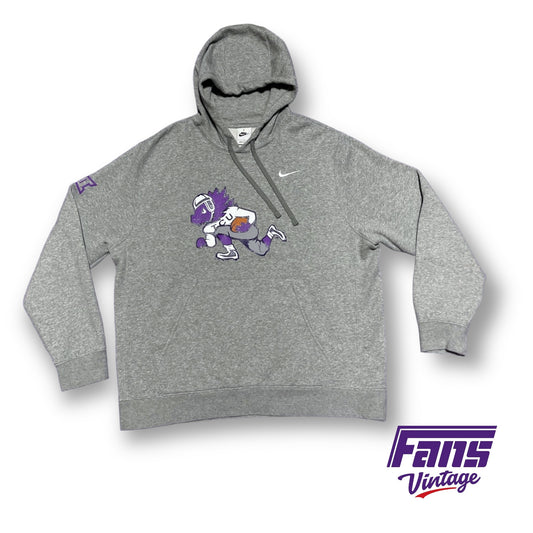 GRAIL - TCU Football Rare Team Exclusive Throwback Frog Nike Sportswear Hoodie