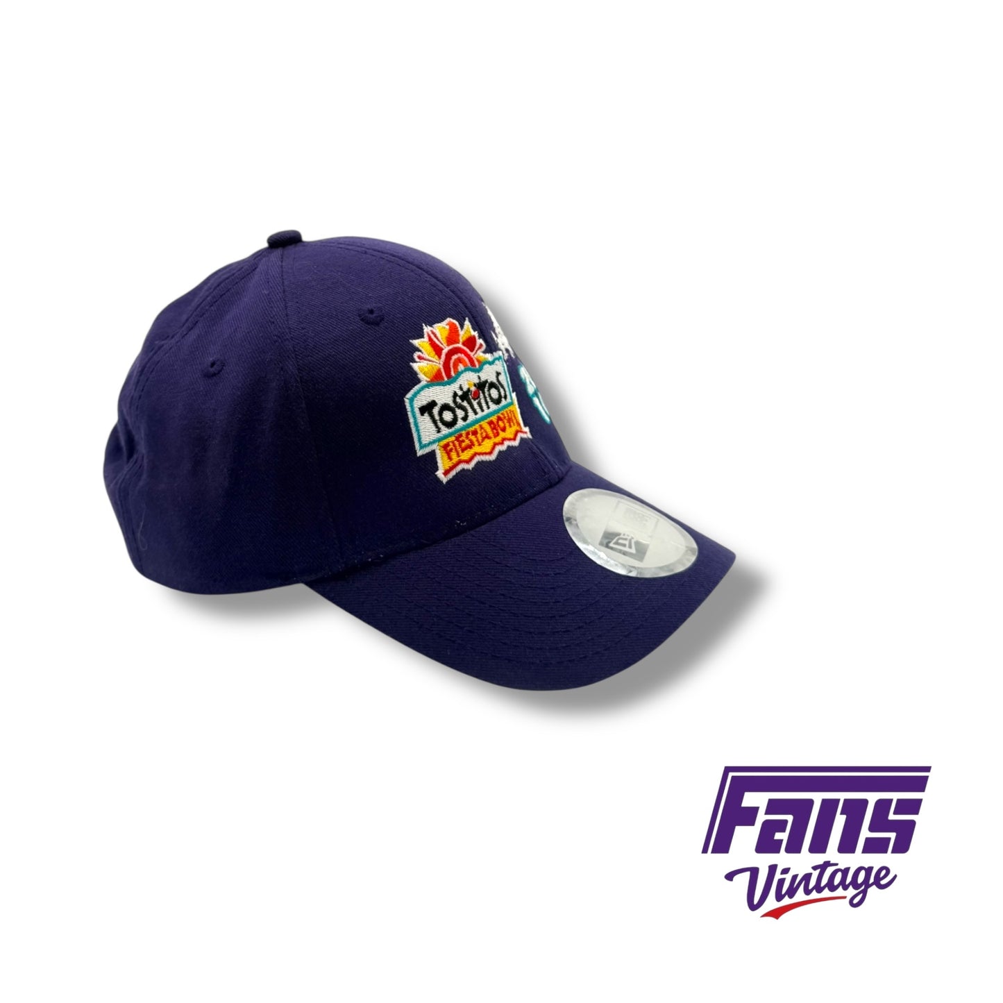 TCU 2010 Fiesta Bowl New Era Velcro style hat with sick embroidered logos - New!