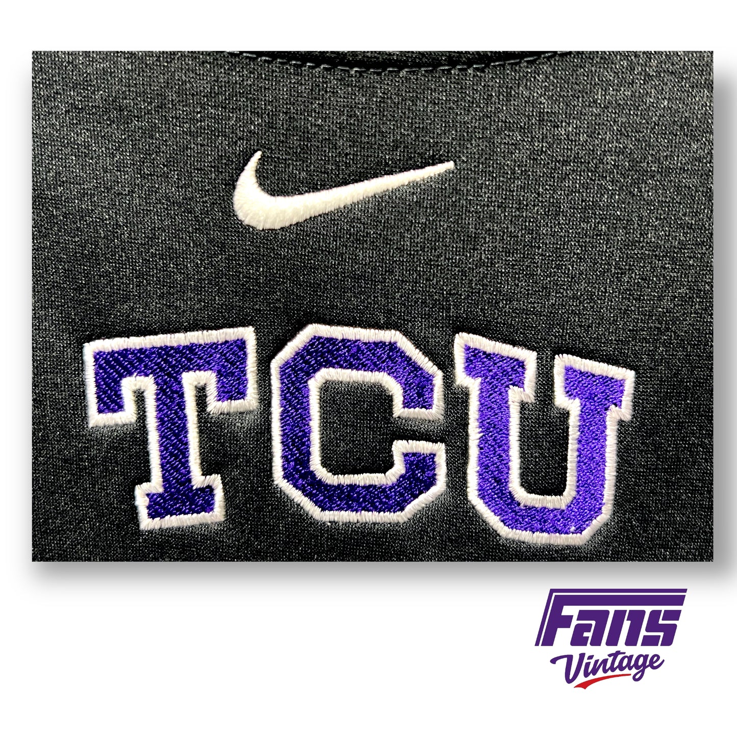 Awesome Y2K Vintage TCU Soccer Team Issued Nike Thermafit Sweater