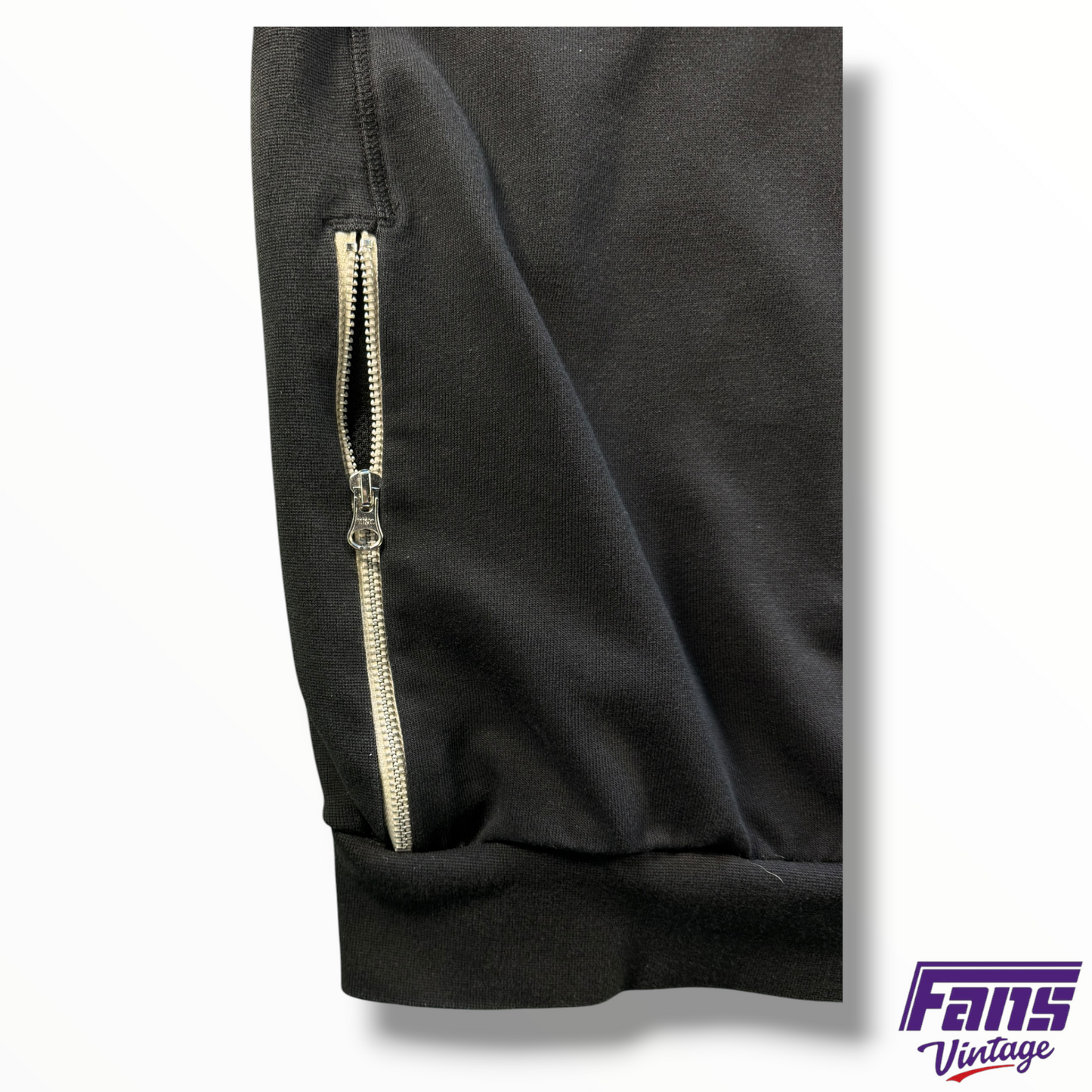 TCU Women’s Basketball Team Issued Nike Black Crewneck Sweater With Unique Details