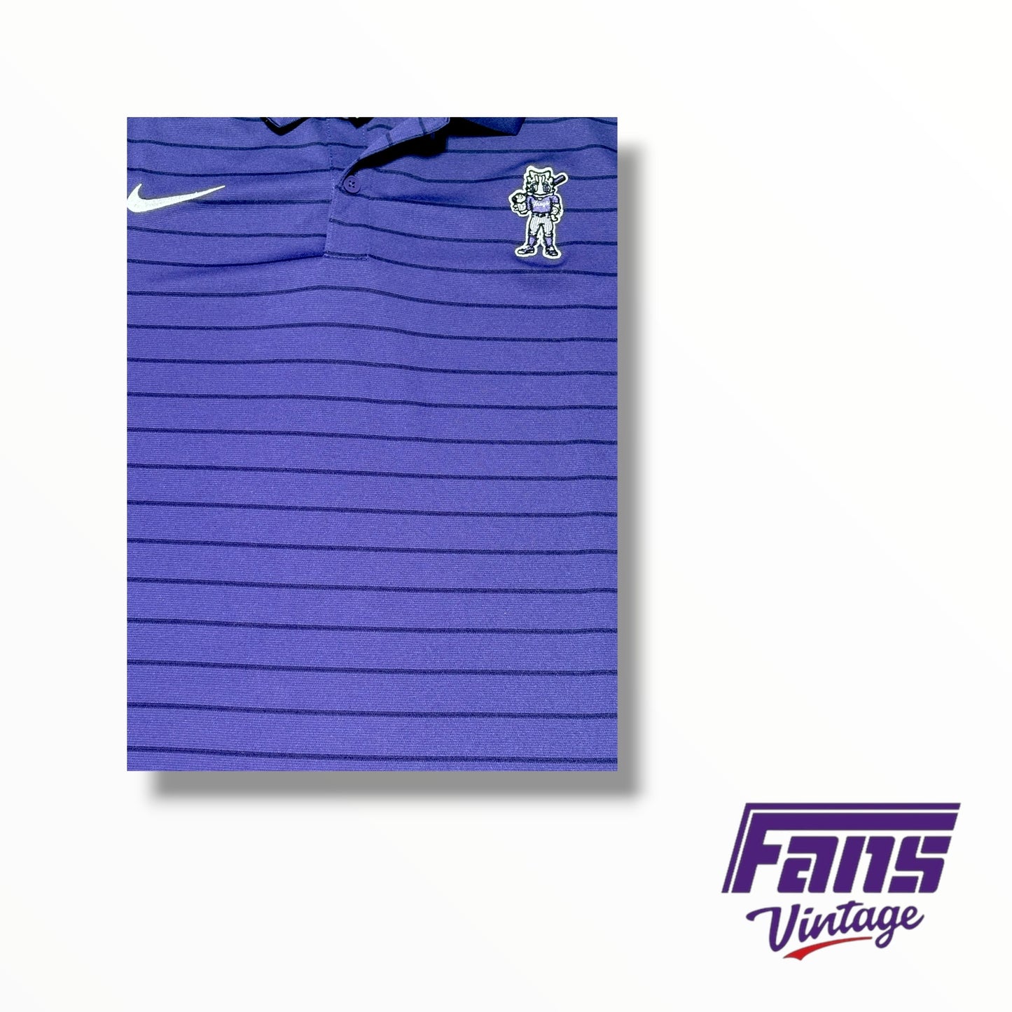 TCU Baseball Limited Edition Nike Team Issued Superfrog Baseball Polo