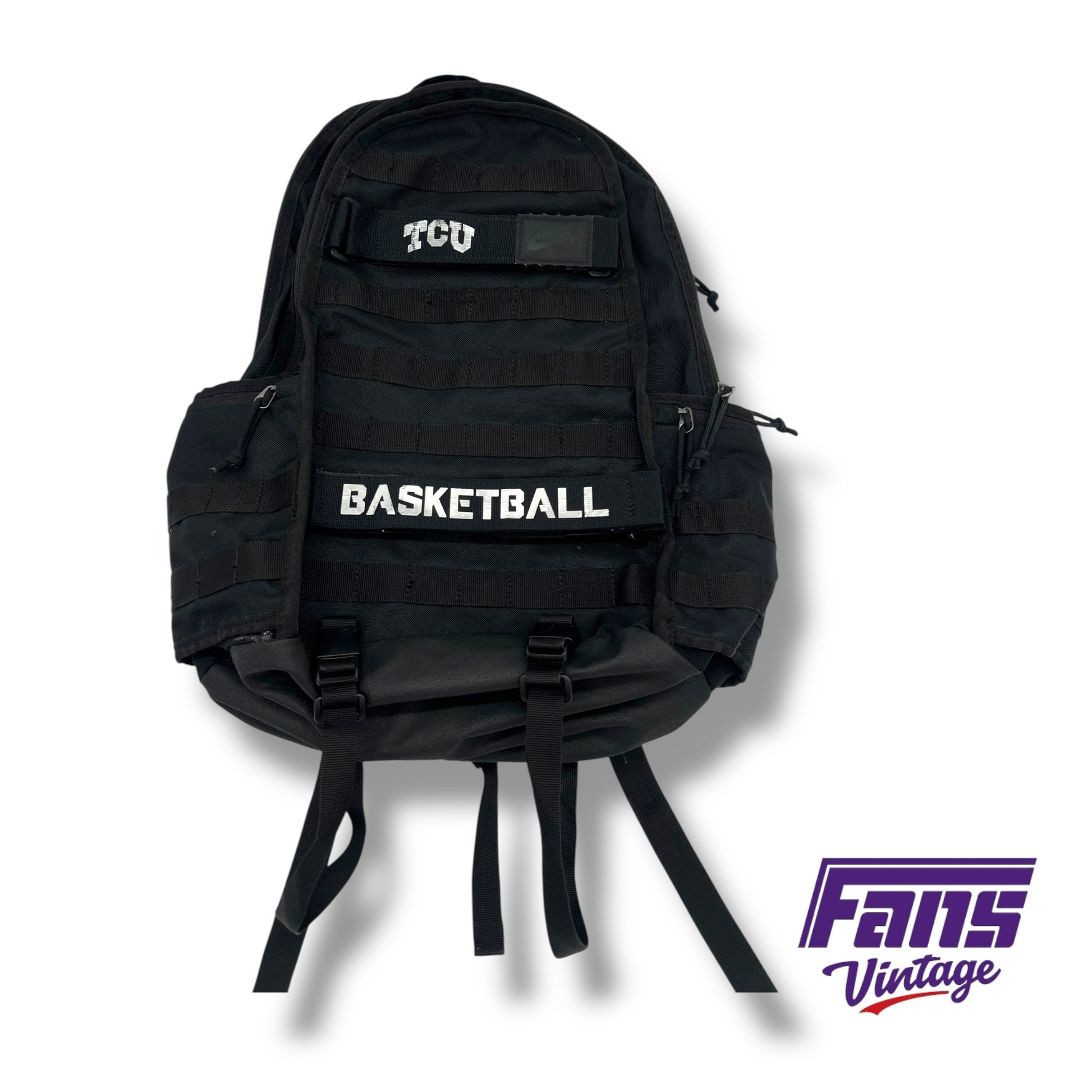 custom nike basketball backpack RARE! TCU Basketball Team Custom Nike Tactical Backpack with Silver-Ch – Fans Vintage