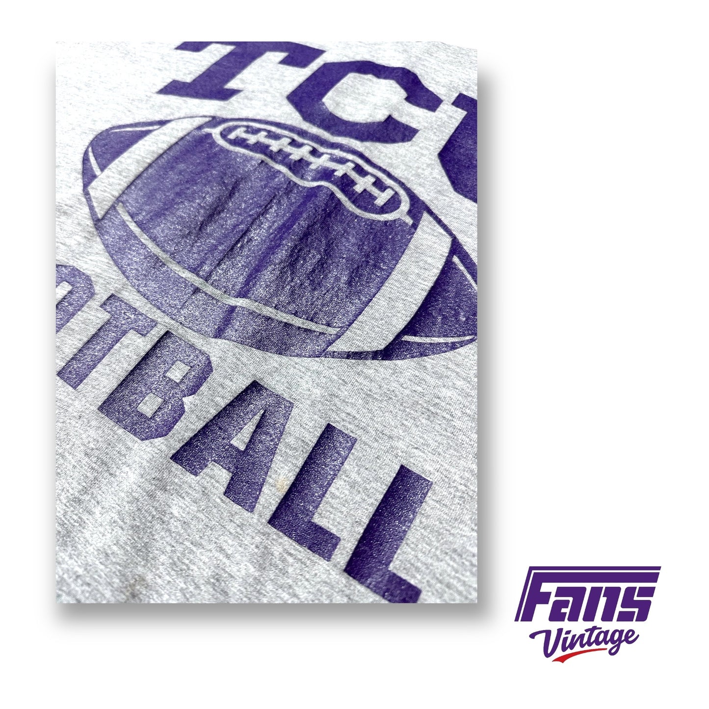 RARE! Team Issue Early 90's Vintage TCU Football Muscle V-Neck!