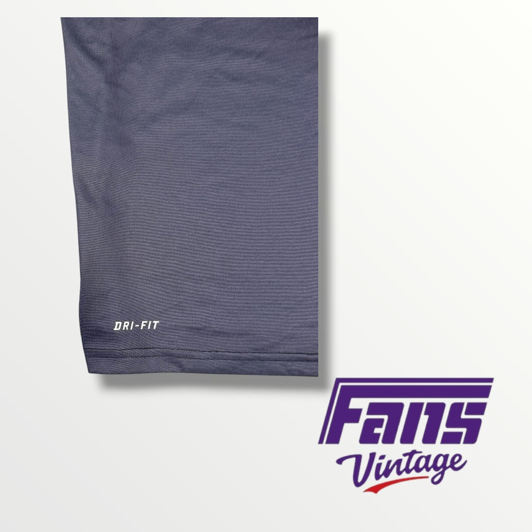 TCU Authentic Team Issue Dri-Fit Horned Frog Shirt with Gradient Pattern