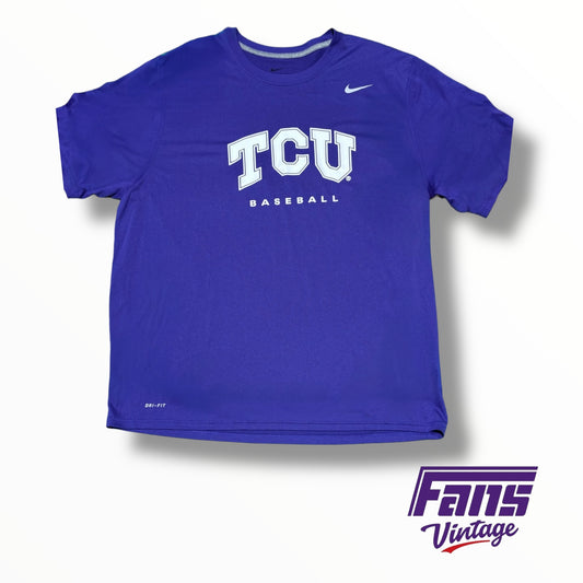 TCU Nike Team Issued Baseball Training T-Shirt