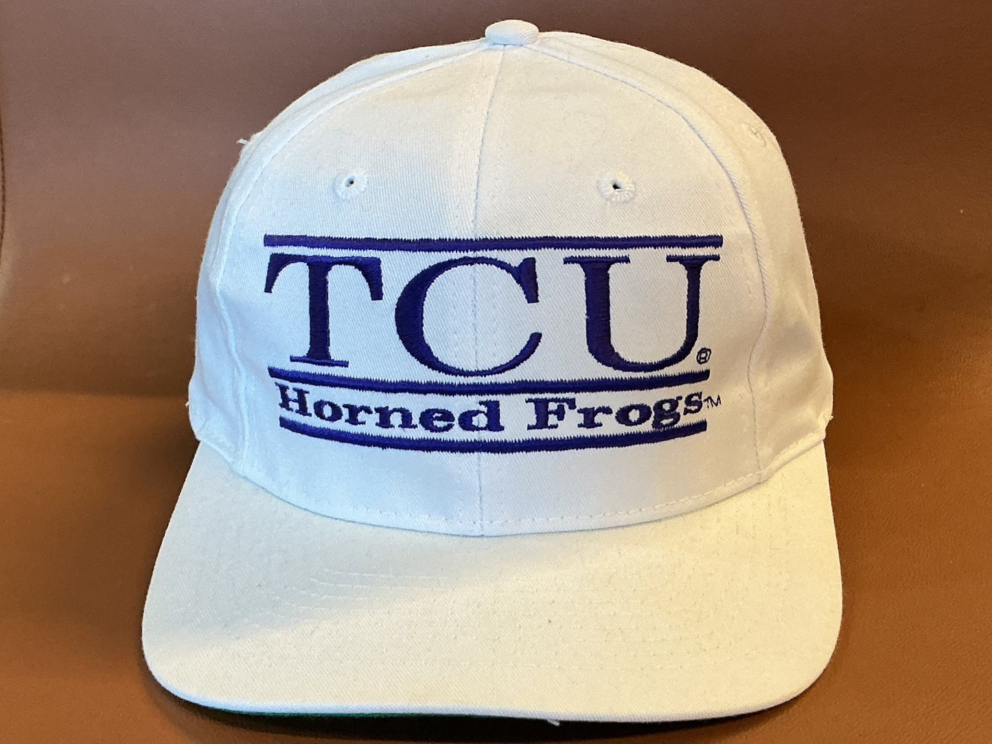 TCU vintage ‘The Game’ Early Edition Split Bar logo snap back hat