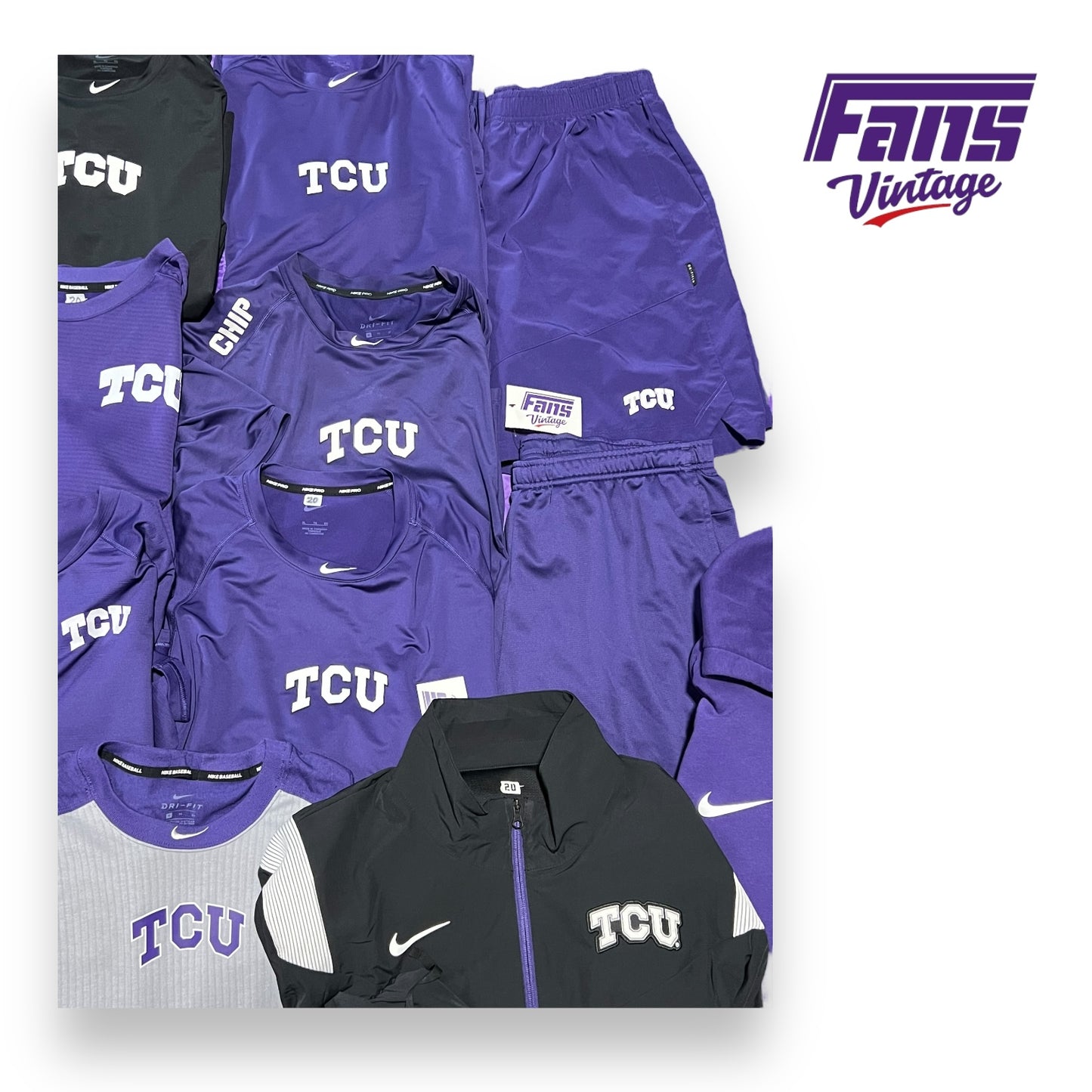 TCU Baseball Team Exclusive Bundle #2 - Size Adult XL