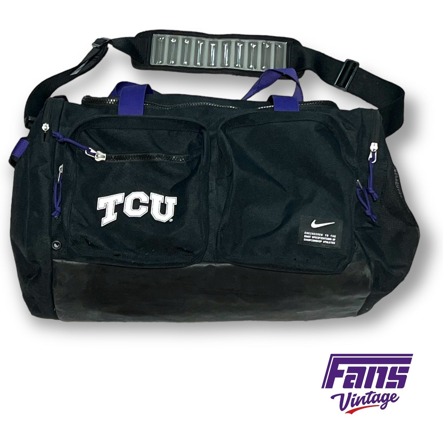 TCU Football Team Exclusive 2022 Large Nike Team Issue Duffel Bag