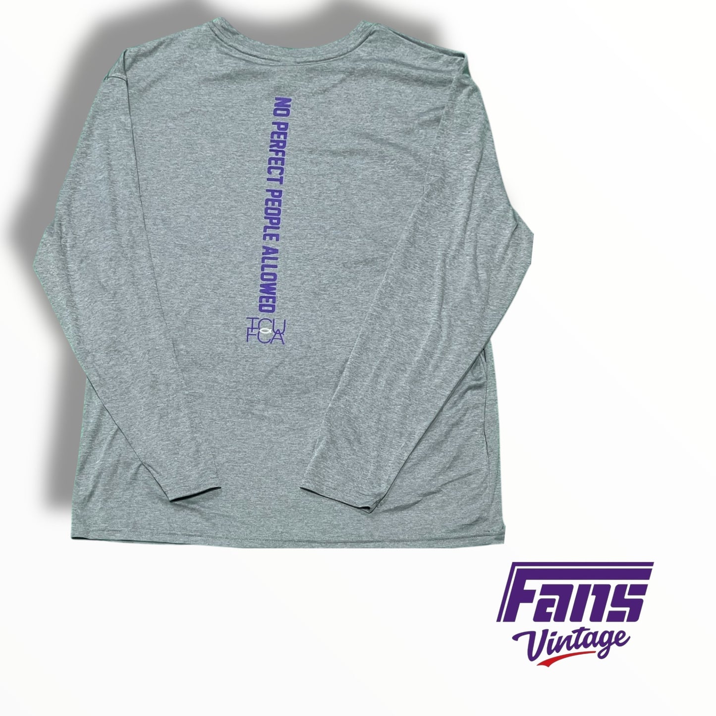 TCU FCA “No Perfect People Allowed” Long Sleeve Shirt