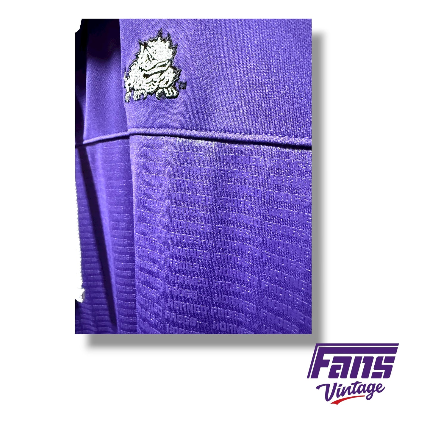 TCU Nike Team Issued Premium Drifit Midweight Hoodie with awesome details