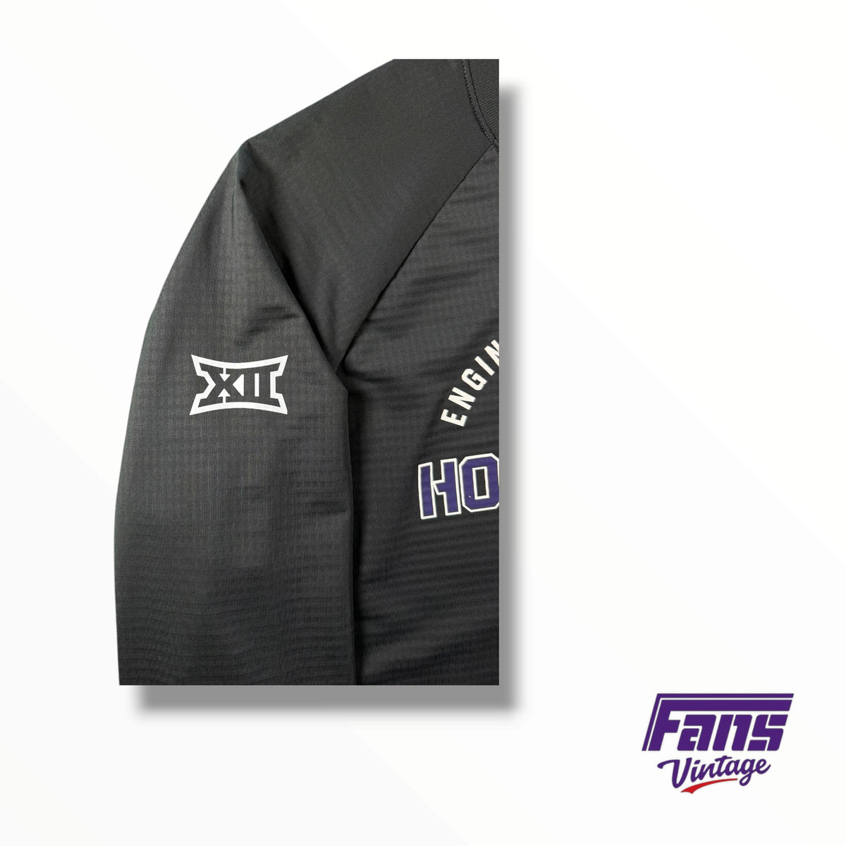 TCU Baseball Team Issued Nike Blackout Long Sleeve Warm-up Shirt