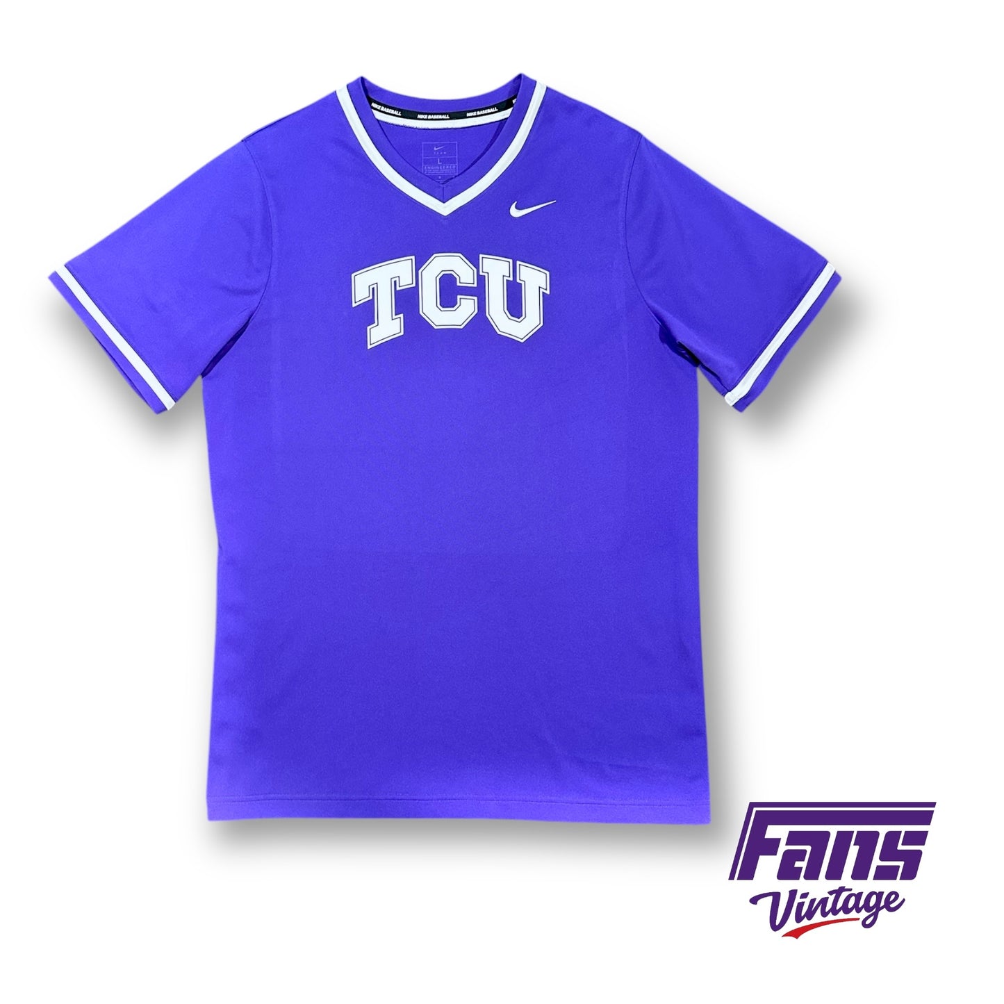 2022 TCU Baseball Game Worn Jersey - CWS Season Practice Jersey!