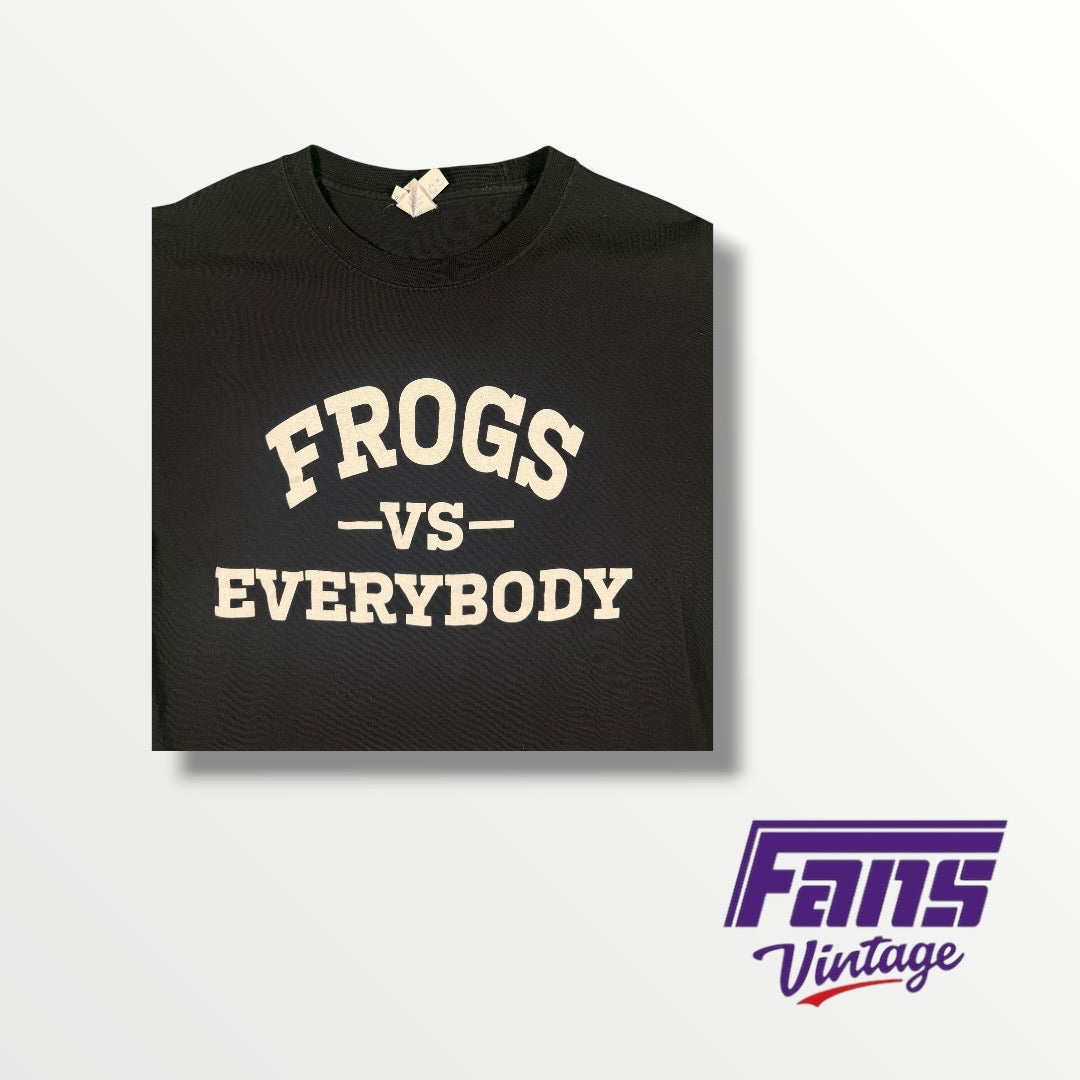TCU Black “Frogs vs Everybody” T-Shirt