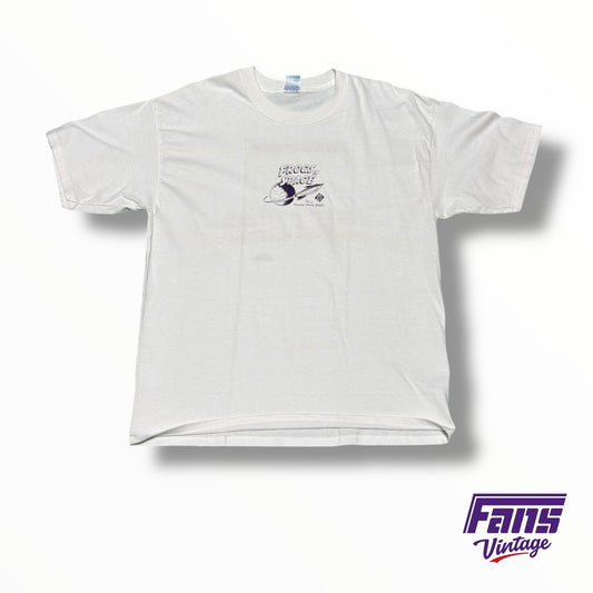 RARE! Vintage Y2K TCU 2001 Howdy Week Double Sided Custom Shirt