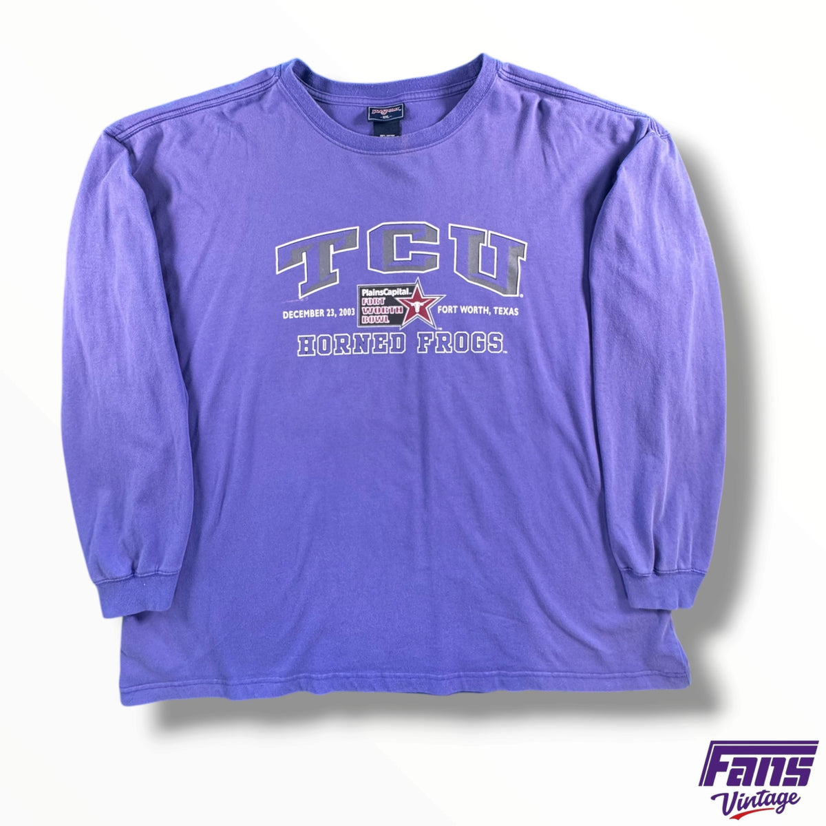 Vintage TCU 2003 Fort Worth Bowl Long Sleeve Shirt