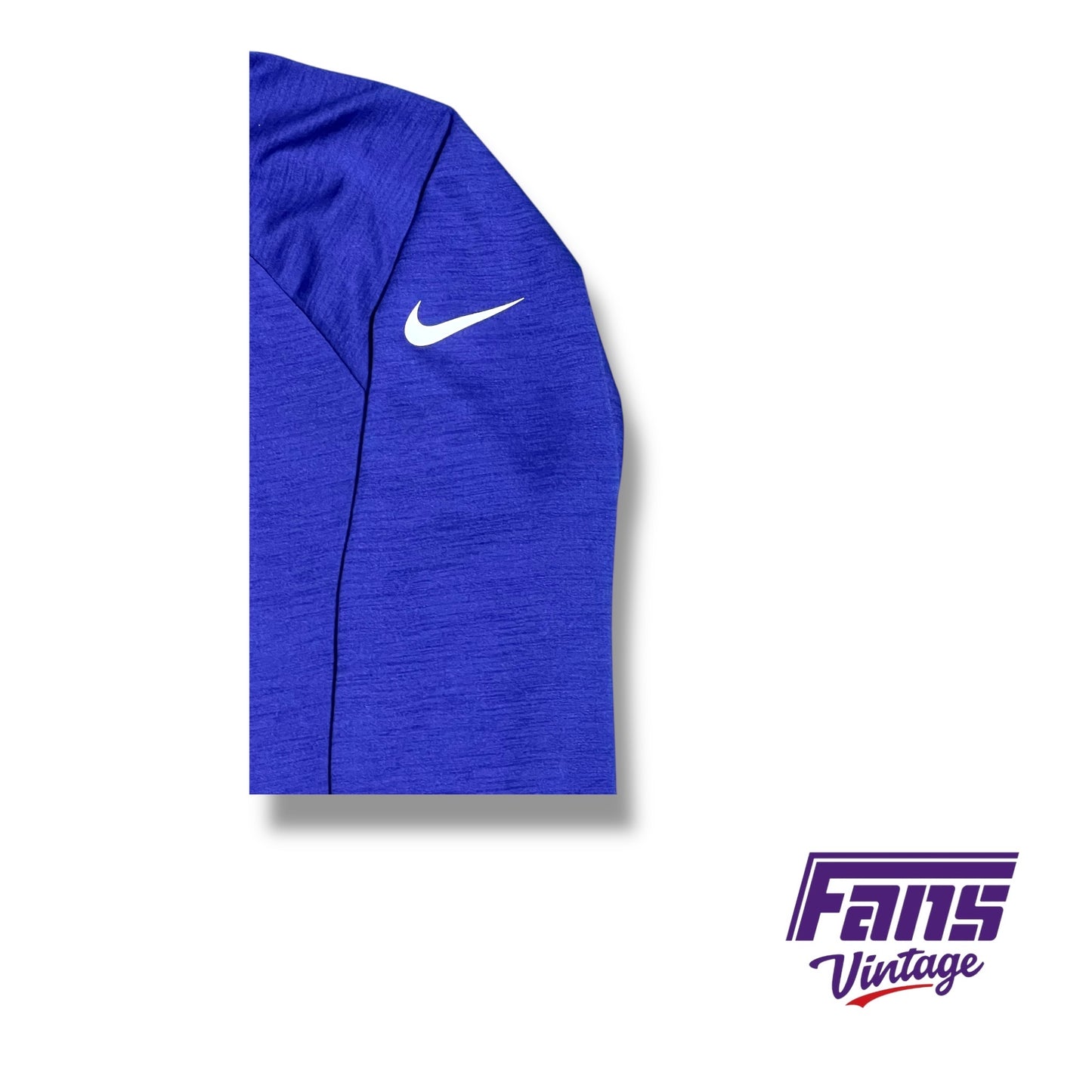 TCU Nike team issued womens quarterzip pullover