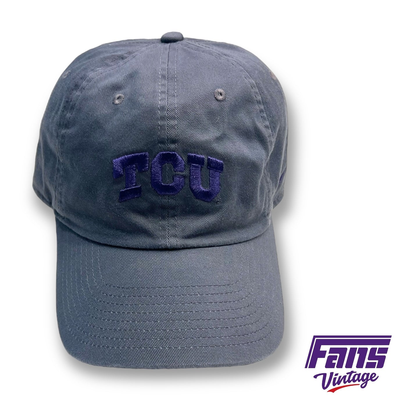 TCU Football Team Issued Gray Nike Hat