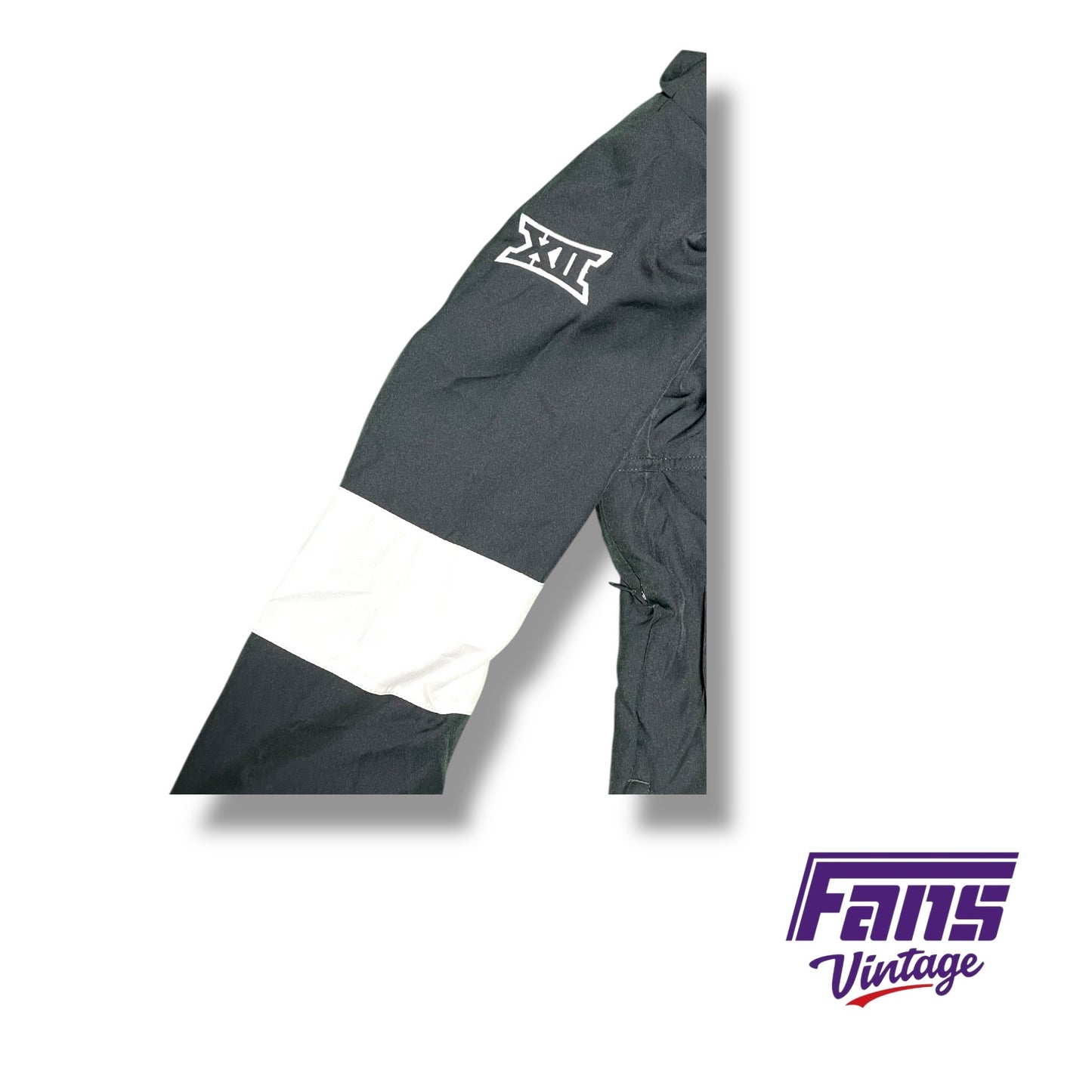 TCU Nike Team‑Issued Grey Nylon Travel Suit - Zip up jacket and pants