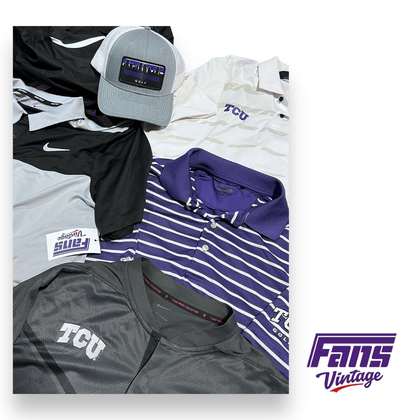 TCU Golf Team Exclusive Bundle #3 - SIZE LARGE