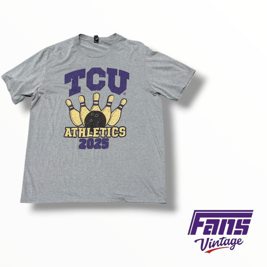TCU Athletics Team Custom Bowling T-shirt