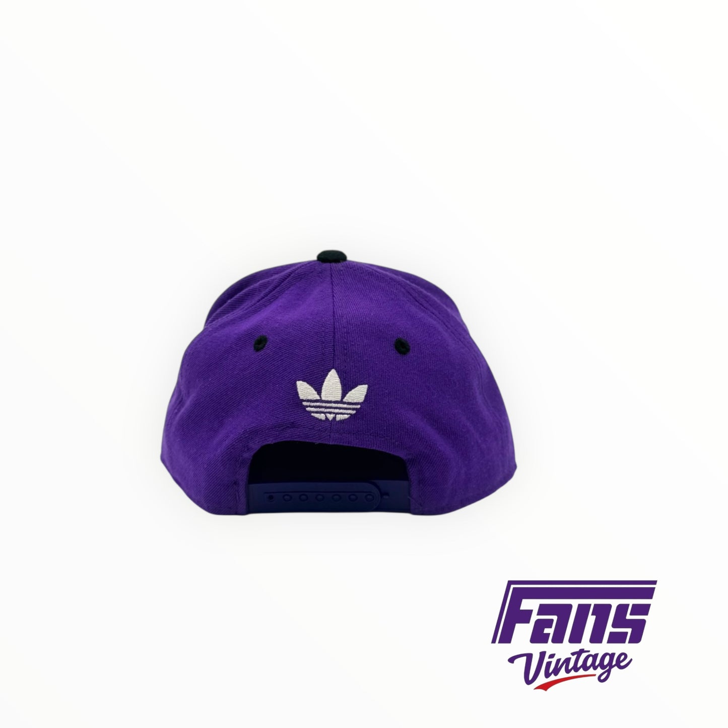 Vintage TCU Adidas Embroidered Big Logo SnapBack flat brim hat