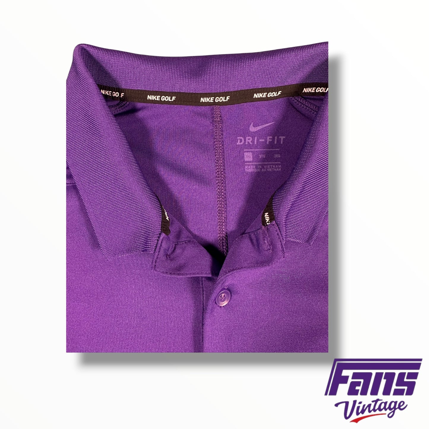 TCU Golf Team Issued Nike Dri-Fit Polo