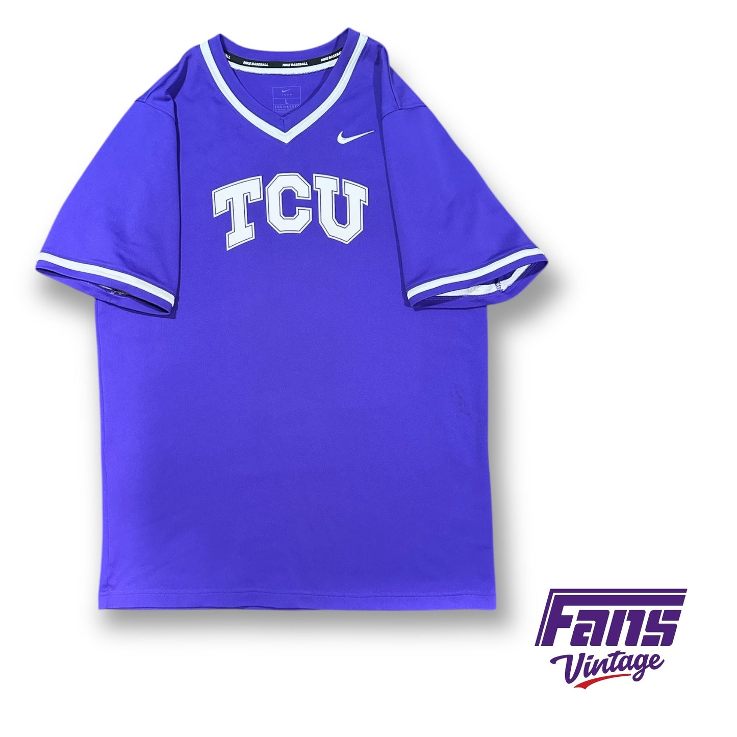 2022 TCU Baseball Game Worn Jersey - CWS Season Practice Jersey!