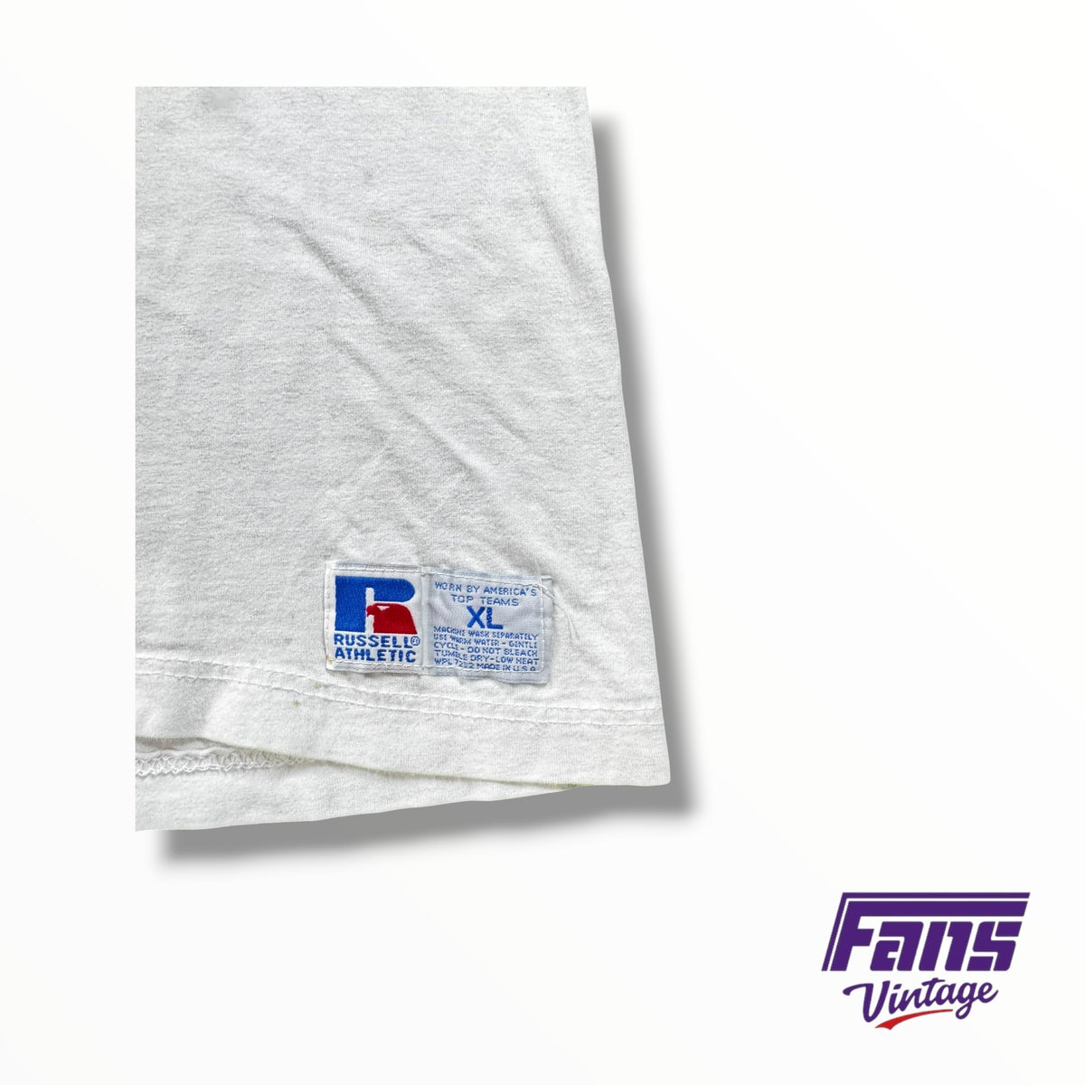 Vintage 80s Fiji Fraternity Stitched Letters Cotton Tee