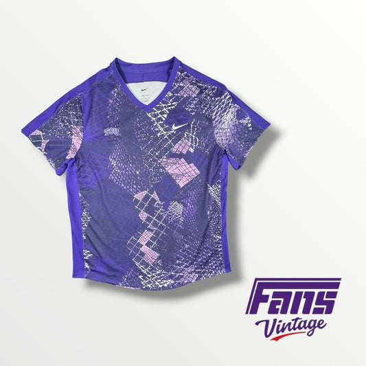 Team-Issued Nike TCU Tennis Shirt with Awesome Design