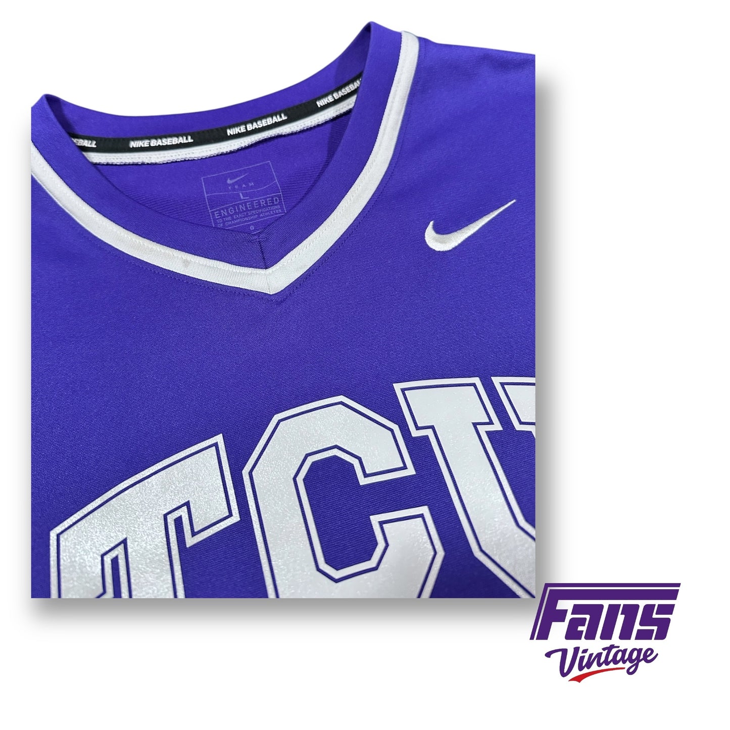 2022 TCU Baseball Game Worn Jersey - CWS Season Practice Jersey!