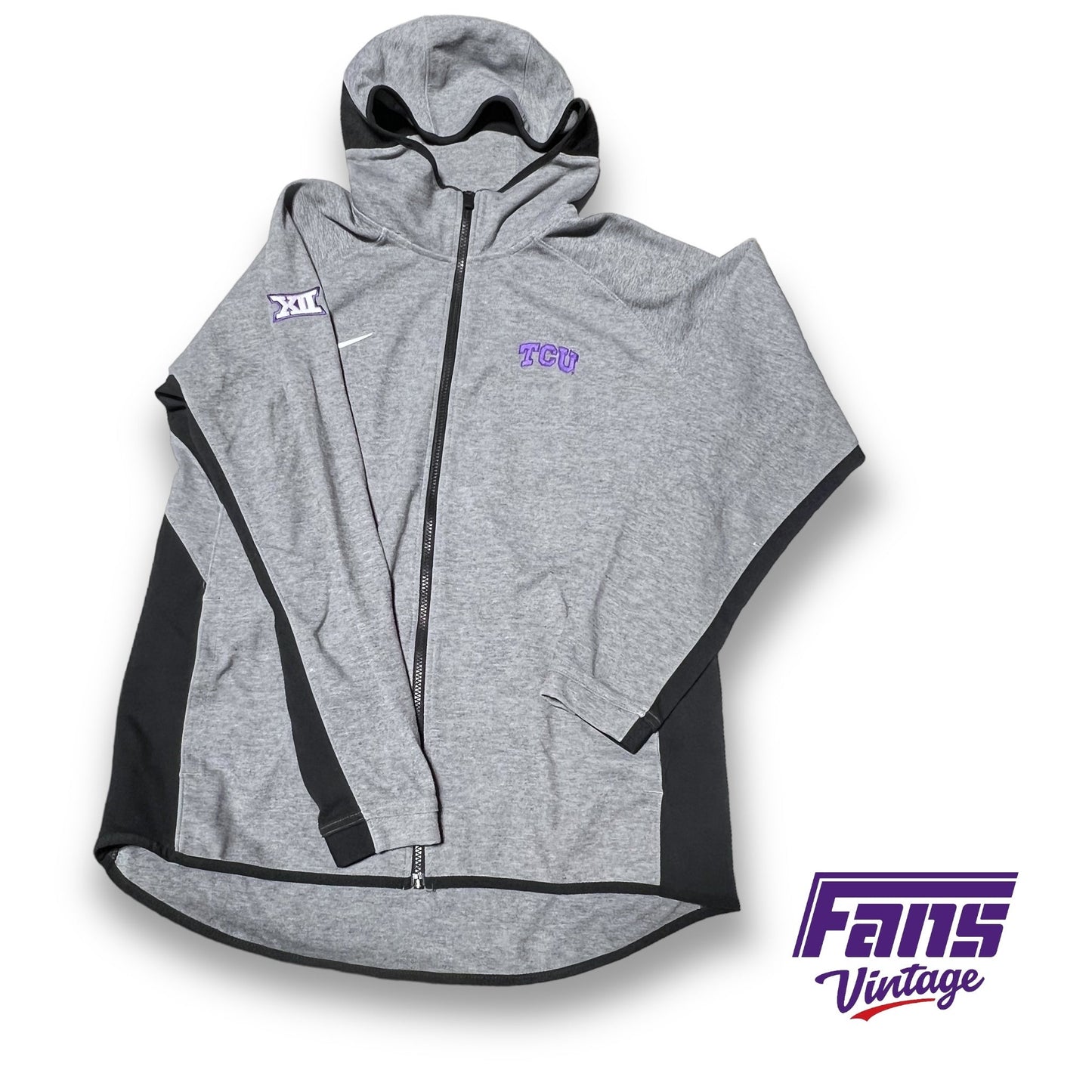 TCU Basketball Team Exclusive Nike “Showtime” Full Zip Jacket with Hood