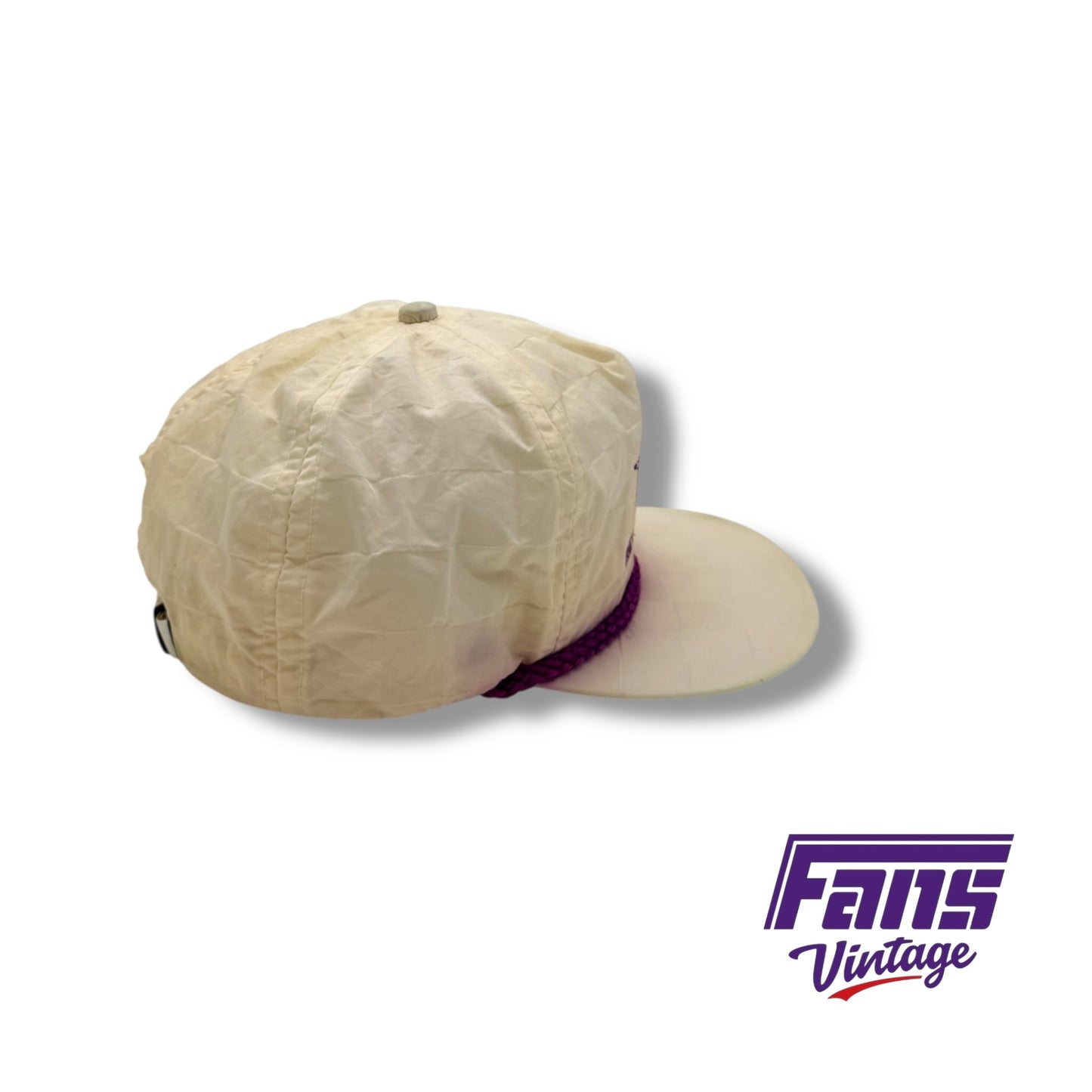 SICK! Vintage TCU Rope Hat - Restored “Party Beater” with insane throwback Frog logo ￼