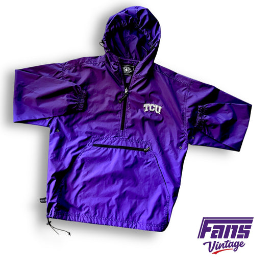 Awesome Pack & Go TCU Pullover Anorak Style Rain Wind/Rain Jacket with cool details!