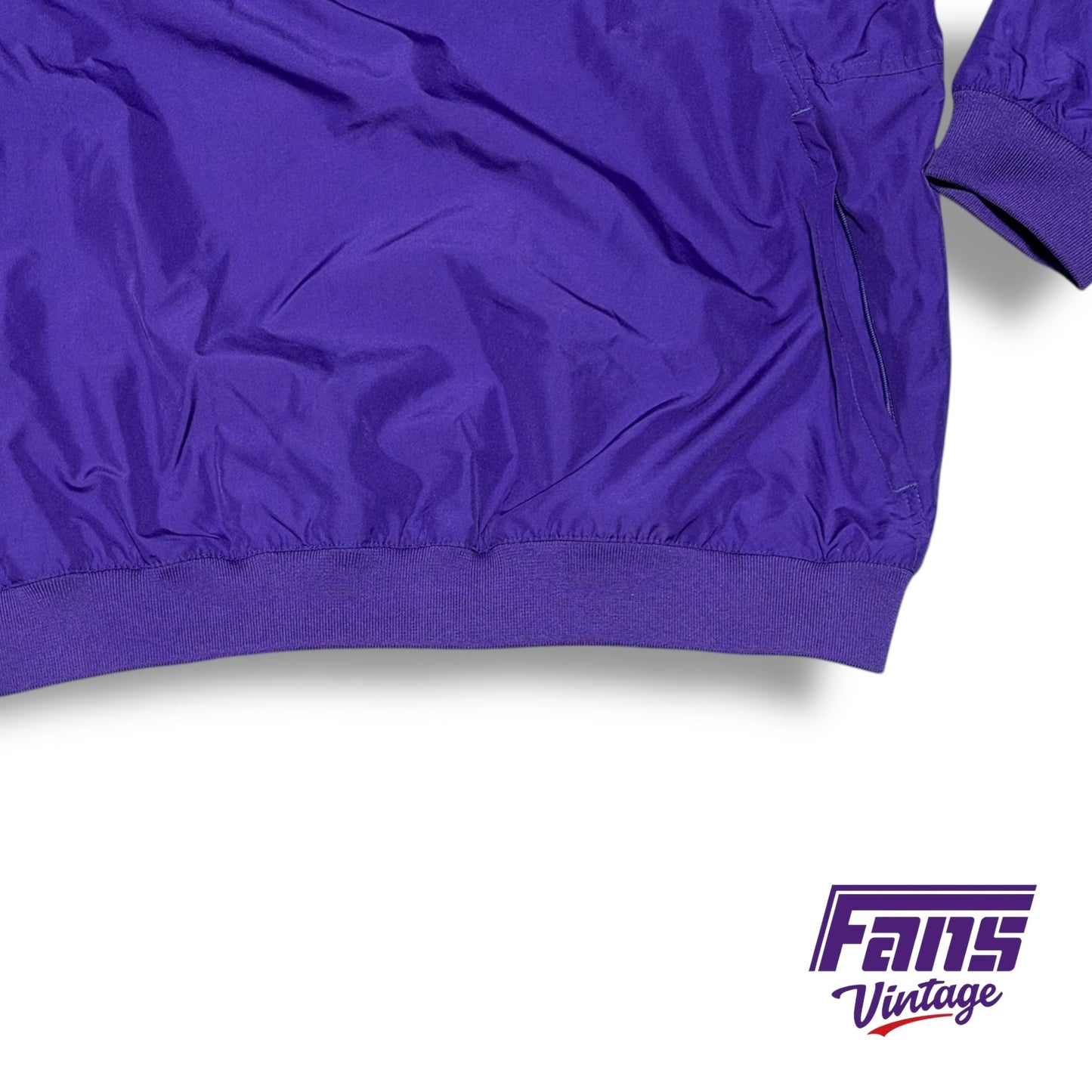 TCU Vintage Y2K Era Nike Team Issued Windbreaker Style Pullover