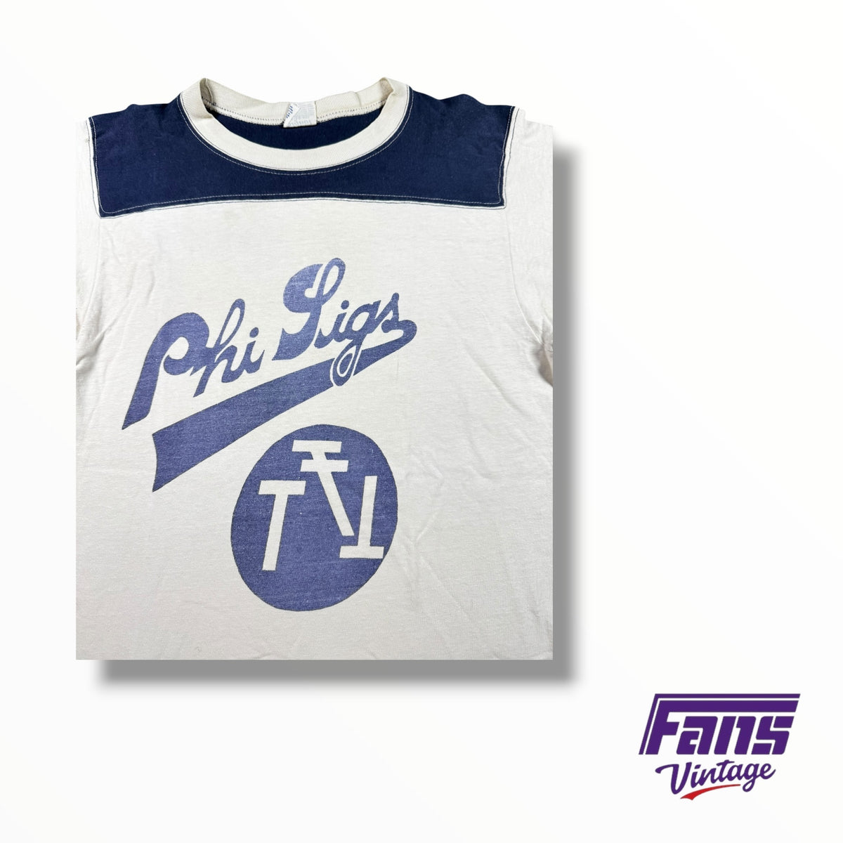 80s Vintage Fraternity Phi Sig Cotton Tee