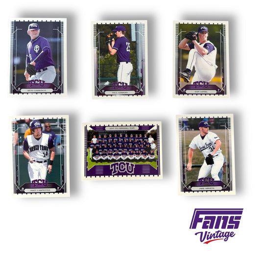 2008 TCU Baseball Team & Legendary Players Baseball Cards Set