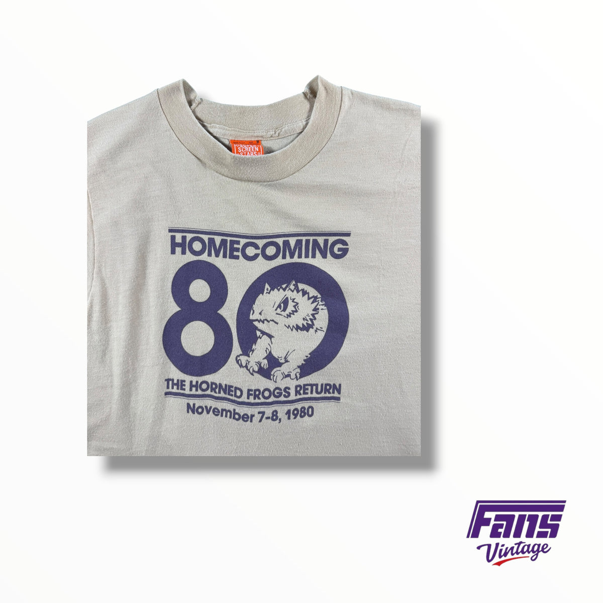 Vintage TCU Homecoming 1980 Tee