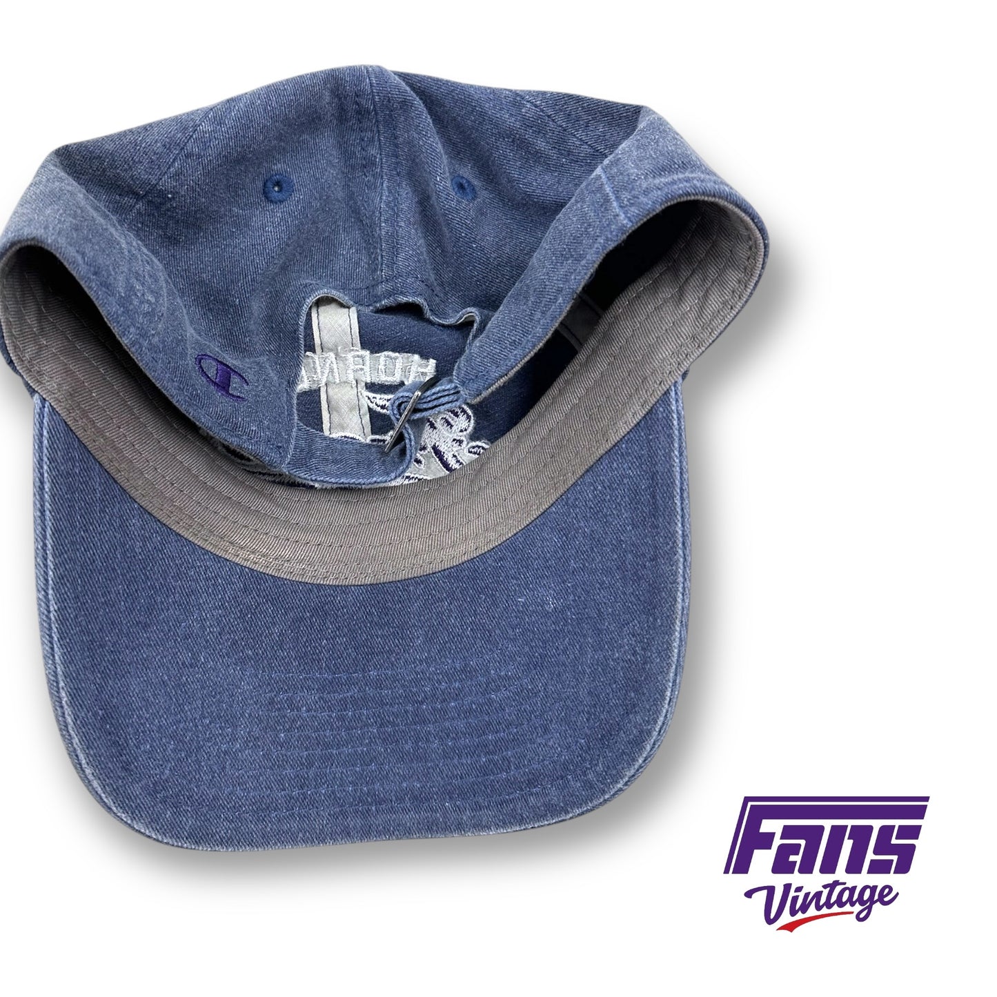 Champion Denim Horned Frogs Script Hat!