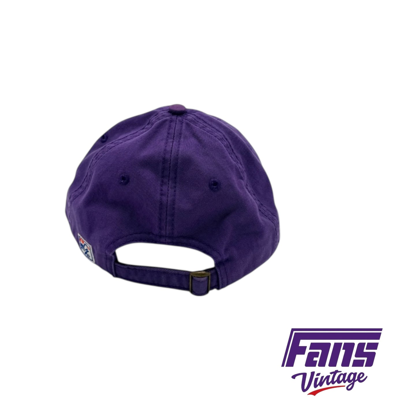 TCU 2009 MWC Champions dad style hat with embroidered lettering and raised TCU logo