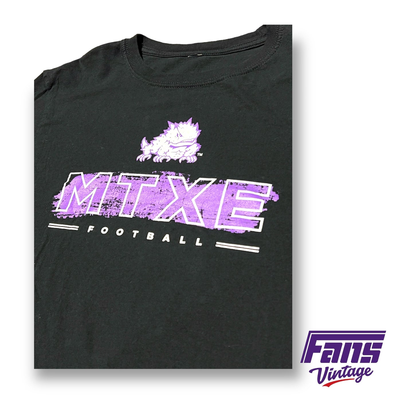 TCU Football Player Exclusive 2019 “MTXE / Mental Toughness, Extra Effort” Training T-Shirt