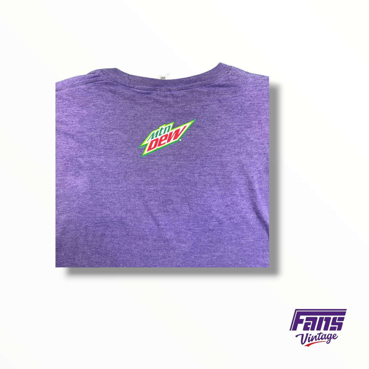 Retro TCU Horned Frogs Basketball Double Sided Fan Tee