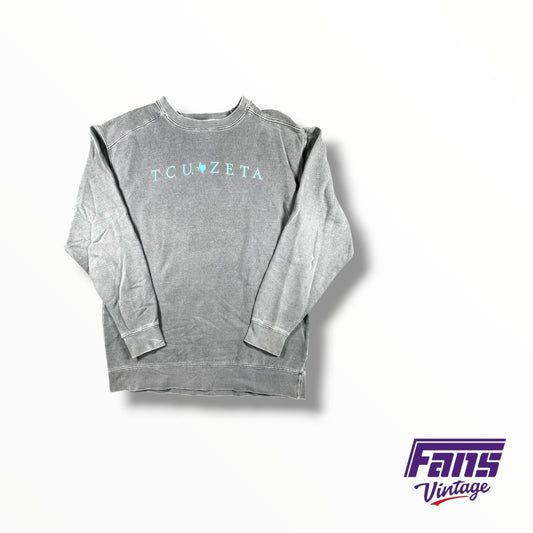 Vintage TCU Sorority Zeta Crewneck Sweater