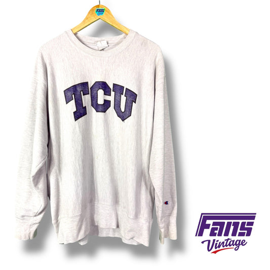 TCU Vintage 90s Champion Reverse Weave Crewneck Sweatshirt